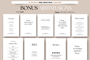 Airbnb Welcome Guide Template, a Brochure Template by design4social (Thumbnail 5 of 9)