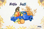 Autumn gnomes,watercolor set,, an Illustration by ElliaArt (Thumbnail 5 of 12)