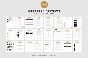 Lovely Business Mega Workbook Canva