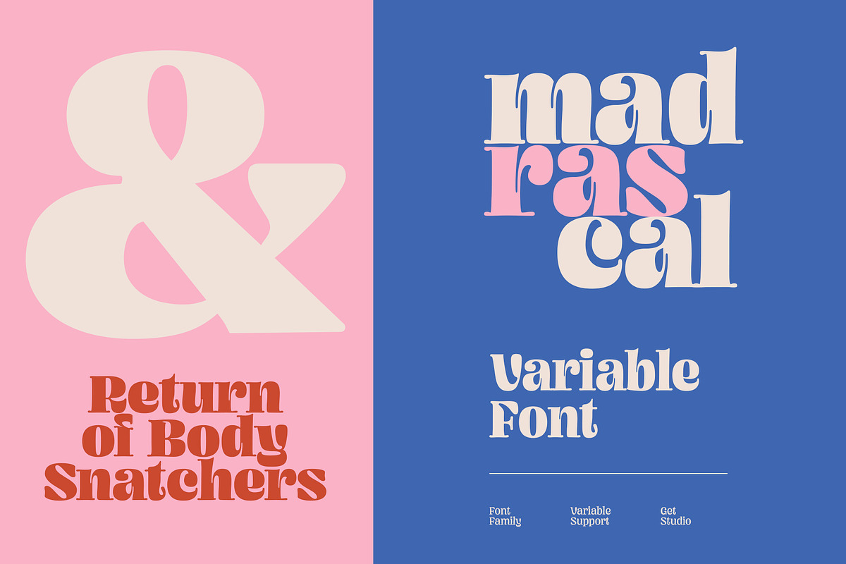 Mad Rascal - Font Family, a Serif Font by Get Studio (Photo 7 of 24)