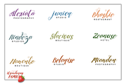 Strawberry Family, a Script Font by FHFont (Thumbnail 6 of 8)