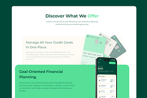 Green Bank - SaaS Framer Template