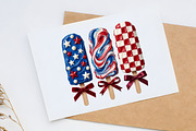 Patriotic Popsicle PNG, 4th of July, a Seasonal Illustration by Canvas Craft (Thumbnail 6 of 6)
