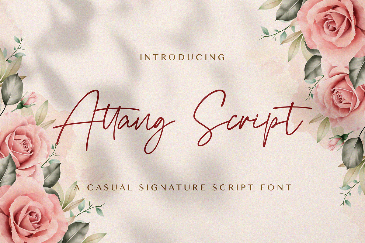 Attang Script - Handwritten Font, a Script Font by StringLabs (Photo 1 of 12)