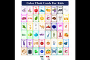 48 Essential Color Cards for Kids, a Graphic by DigitalsDesigns (Thumbnail 1 of 3)