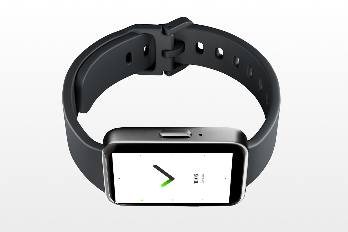 Smartwatch Mockup, a Wearable Device Mockup by SLAB! Design (Photo 8 of 9)