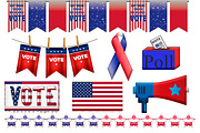 Voting (USA Elections) Clip Art, an Illustration by FrankiesDaughtersDesign (Thumbnail 2 of 5)