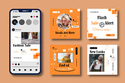 Seasonal Fashion Sale Social Media, a Social Media Template by MightyDesign (Thumbnail 2 of 8)