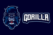 Gorilla Esports Logo Templates, a Branding & Logo Template by kidzdsgn (Thumbnail 3 of 4)