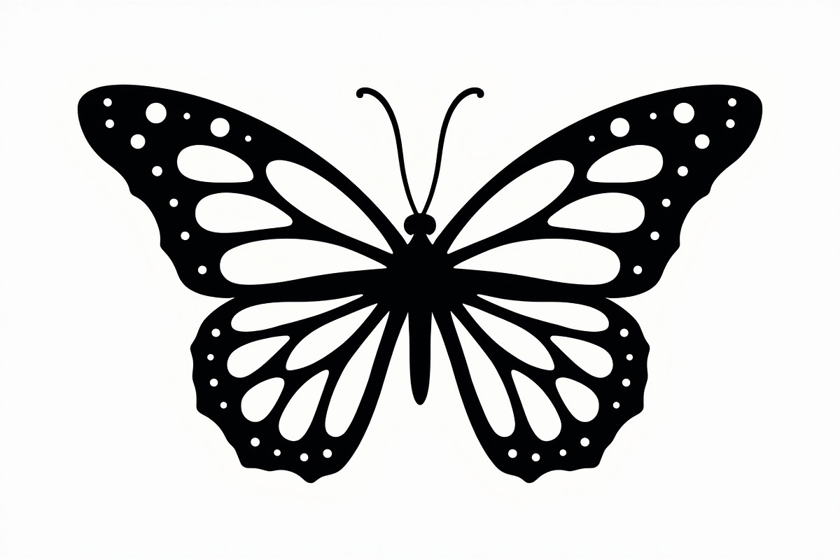 butterfly laser cut design, an Illustration by Designer_Momina (Photo 2 of 13)