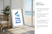 Coastal Beach House Wall Art Mockup, a Household Mockup by Mockup Scene (Thumbnail 6 of 11)