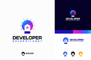 Set of House electricity logo desig, a Branding & Logo Template by Lucky Creative (Thumbnail 3 of 5)