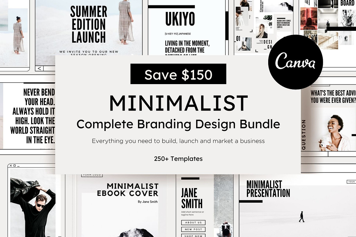 Minimalist Complete Brand Pack, a Social Media Template by Cultive Creative (Photo 1 of 11)