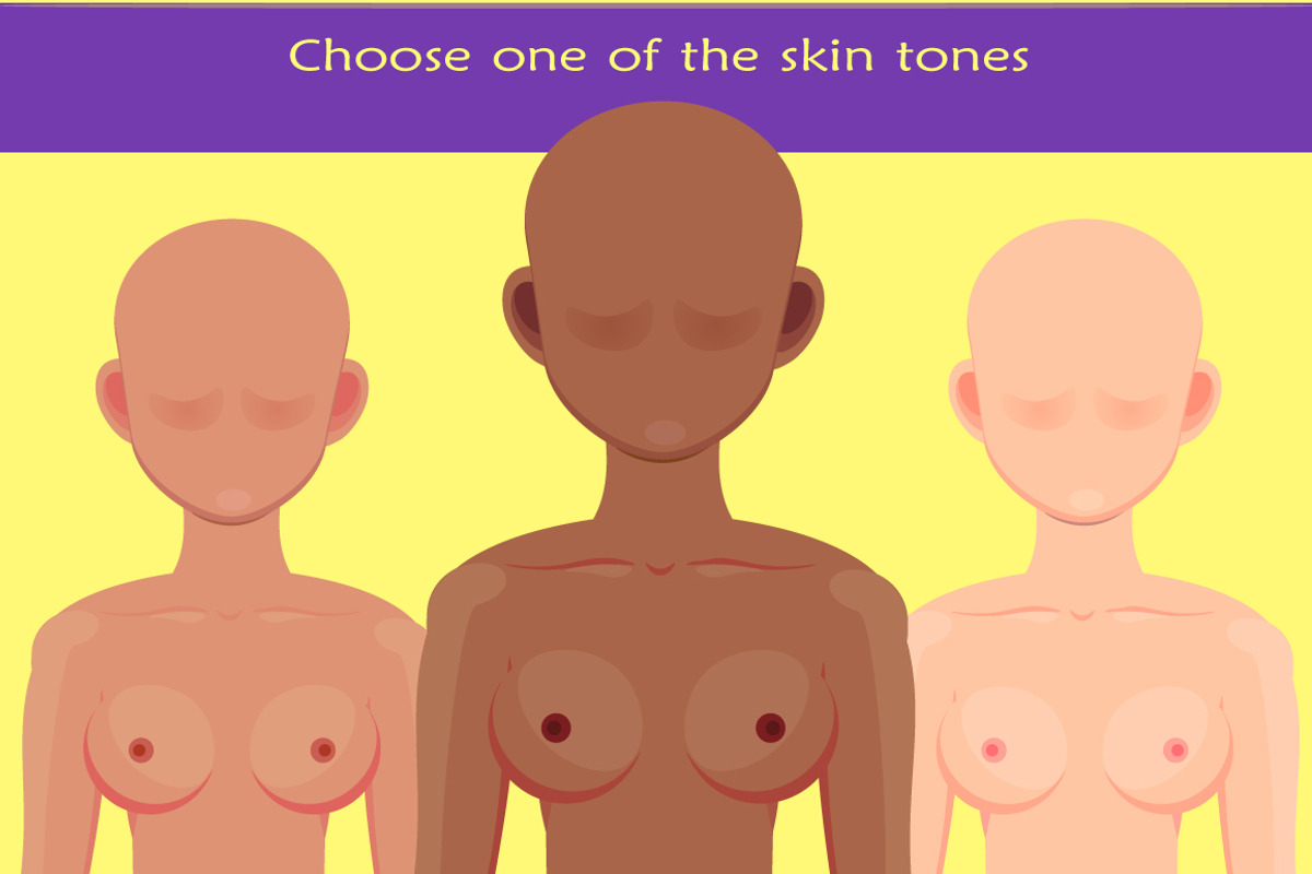 Girl avatar creator (PS), a Person Illustration by Mandarinkas art (Photo 2 of 9)