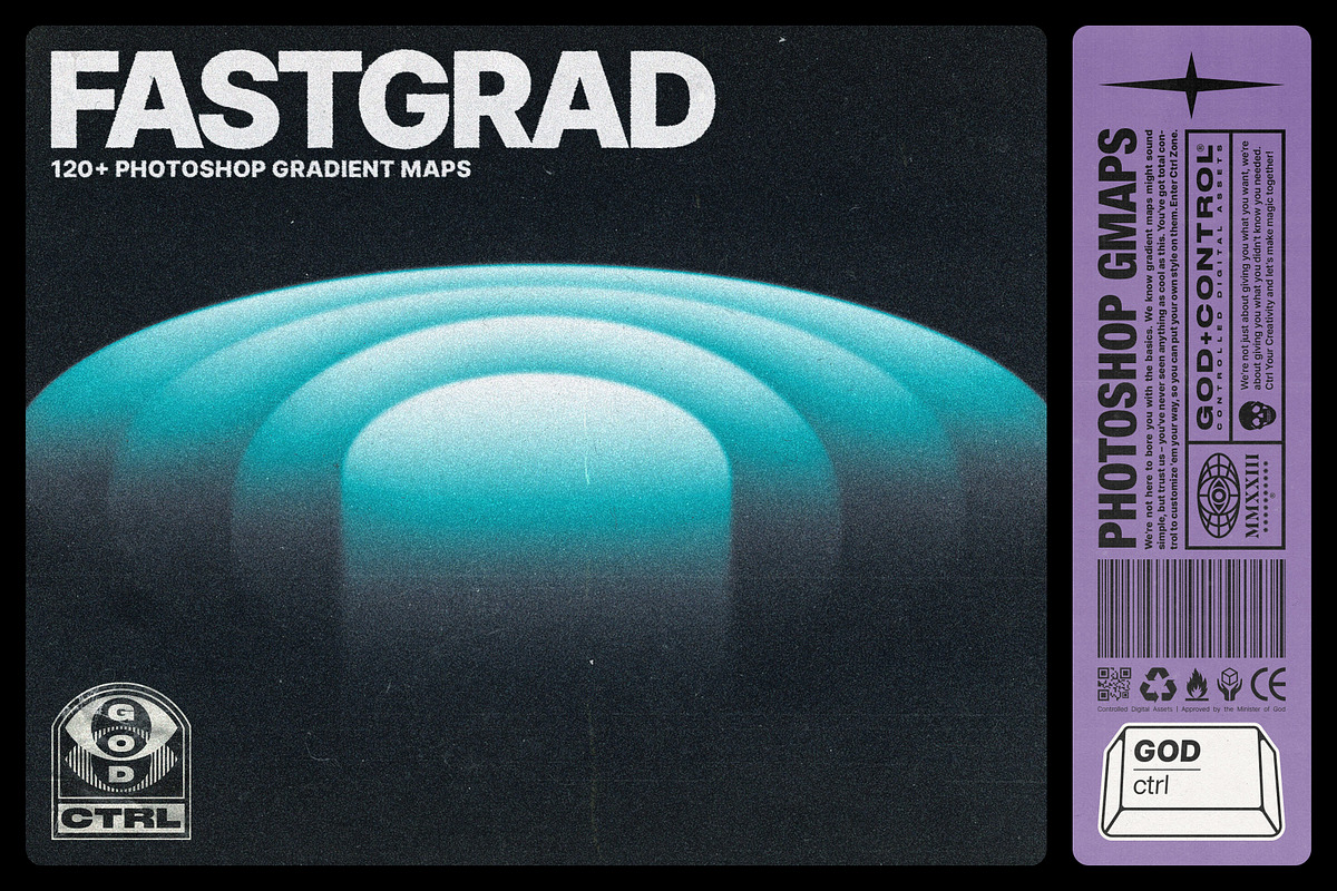 Fastgrad | Photoshop Gradient Maps, a Gradient Add-On by God Control (Photo 1 of 9)