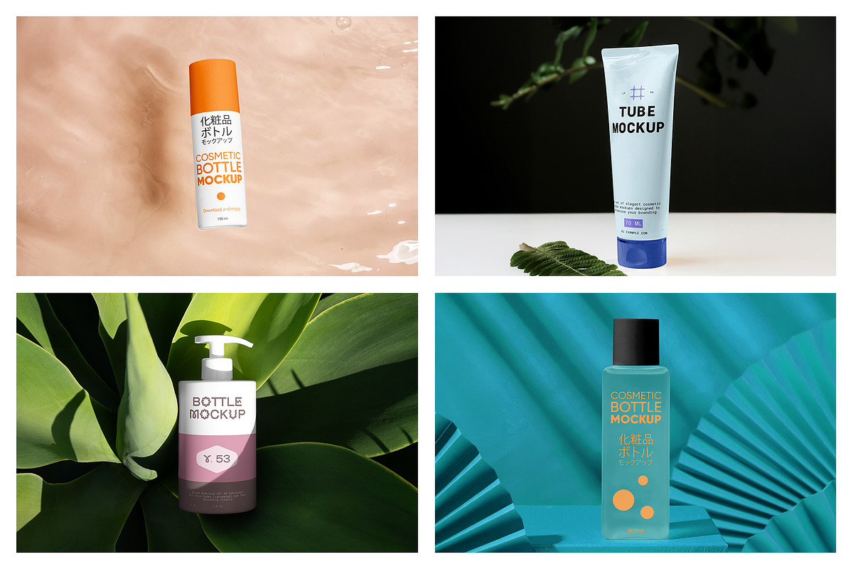 Cosmetic Packaging Mockups - vol.7, a Packaging Mockup by MockupForest (Photo 4 of 8)