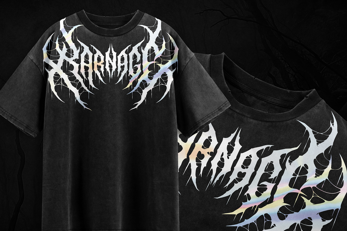 Night Corvian | Black Metal Font, a Blackletter Font by Denustudios (Photo 7 of 12)