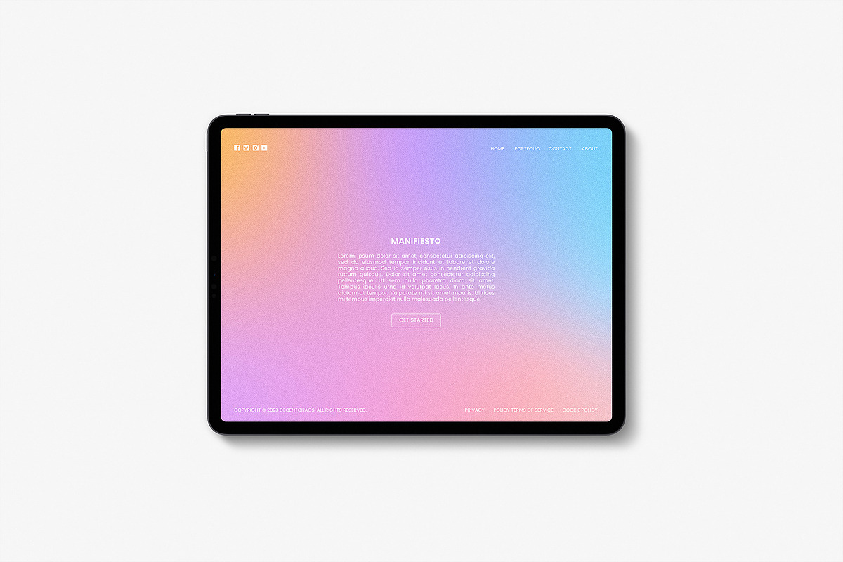Aura: Grainy Gradient Textures, a Background Graphic by May Motif (Photo 9 of 13)