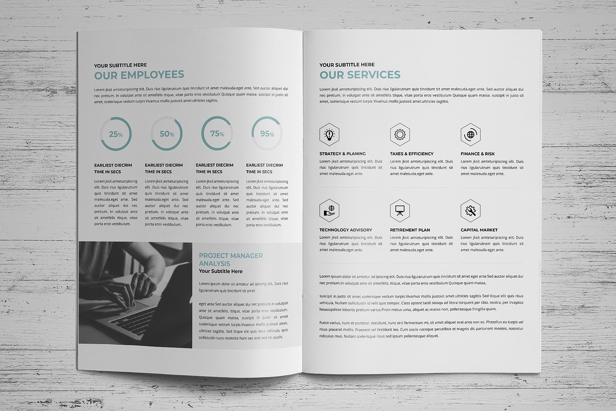 Project Proposal Brochure, a Brochure Template by SamiSimply7 (Photo 4 of 10)