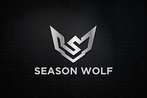 Wolf S Norse abstract logo