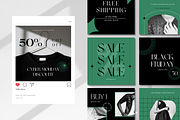 Black Friday Canva Templates, a Social Media Template by Iryna Danyliuk (Thumbnail 5 of 7)