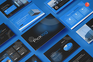 Logistic Keynote Presentation, a Presentation Template by Pixslides