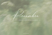 PENUMBRA Soft Green Blur Backgrounds, a Background Graphic by alonahaidash (Thumbnail 1 of 15)