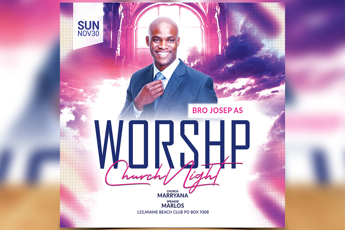 Church Flyer, a Flyer Template by Poushe Design