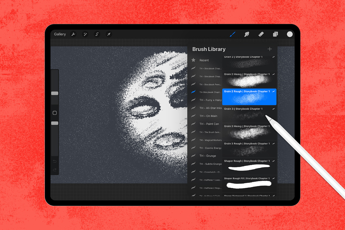 Storybook Ch. 1 Procreate Brushes, a Brush Add-On by Tim Hankins Design (Photo 2 of 5)