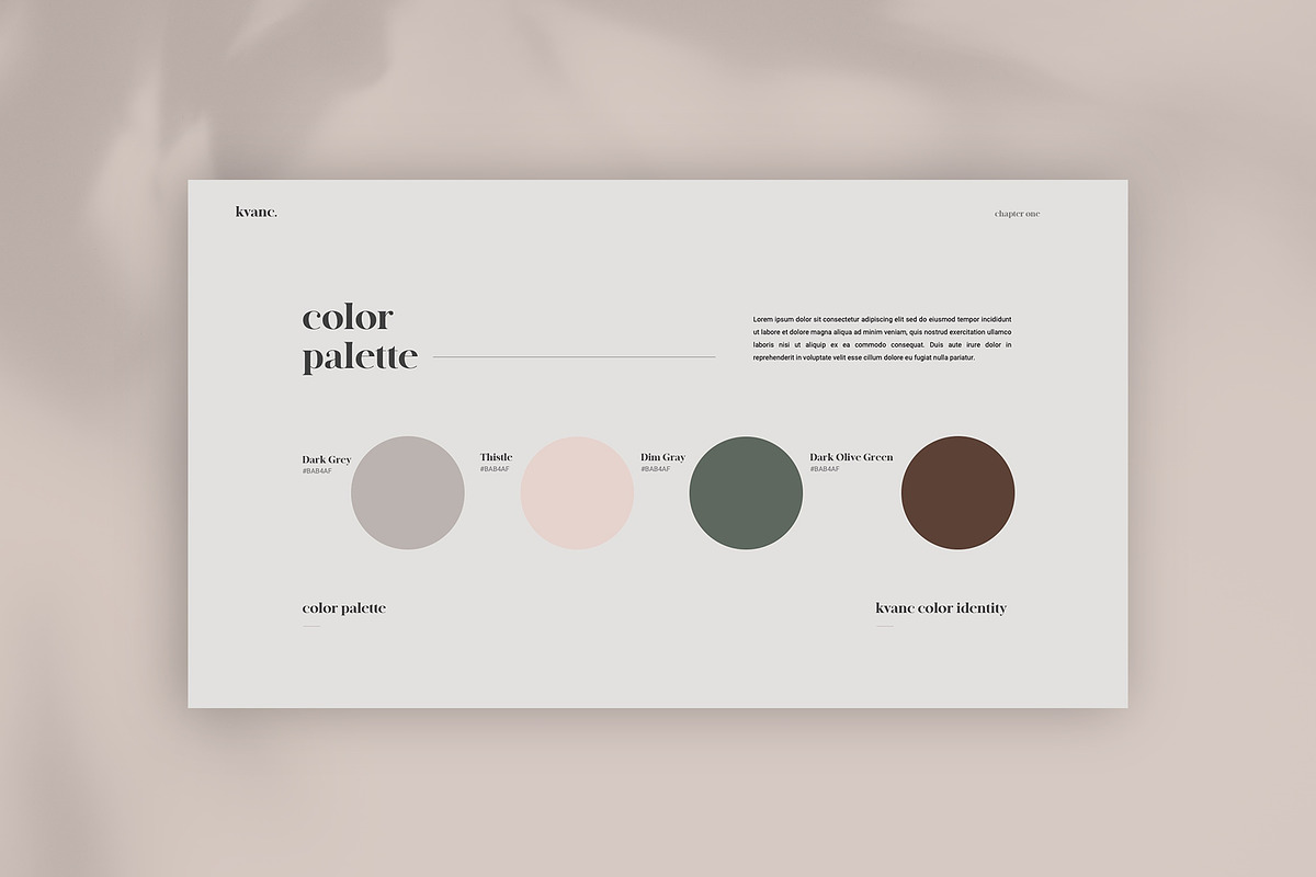 KVANC - Keynote Brand Guideline, a Presentation Template by notgreystudio (Photo 5 of 13)