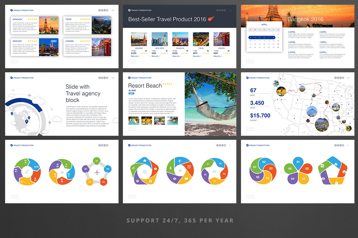 Project Professional KeyNote, a Presentation Template by HiSlide.io