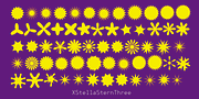 XStellaStern, a Symbol Font by Ingrimayne Type (Thumbnail 3 of 5)