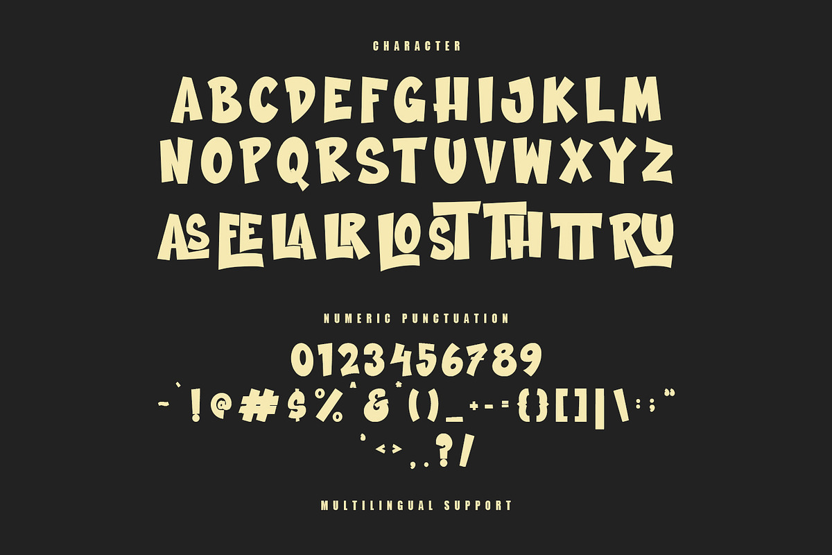 Rumeenas Display Font, a Sans Serif Font by Maulana Creative (Photo 7 of 7)