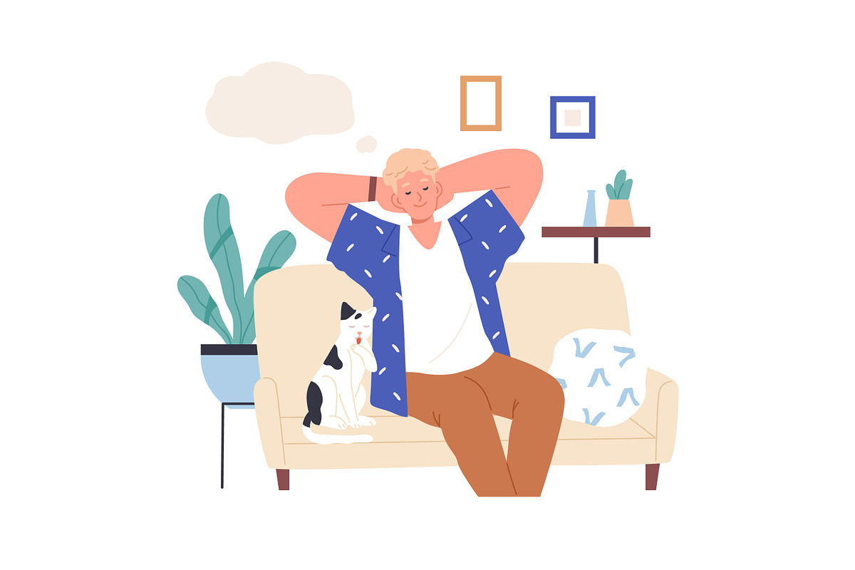 People dreaming about something set, a Person Illustration by Good Studio (Photo 6 of 10)