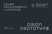 Earon Futuristic Tech Font, a Sans Serif Font by baqoos (Thumbnail 5 of 8)