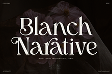Blach Narative - Beauty Serif Font