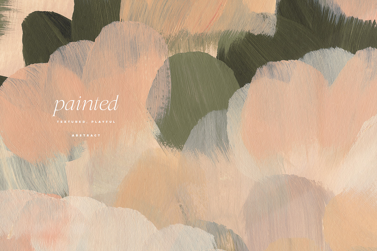 BUNDLE Abstract Painted Backgrounds, a Texture Graphic by Basia Stryjecka (Photo 43 of 59)