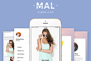 Mal UI KIT, an UI Kit Template by No.13 (Thumbnail 1 of 7)