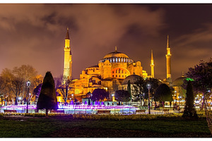 View of hagia sophia holy wisdom istanbul turkey featuring istanbul, hagia, an Architecture Photo by Leonid Andronov