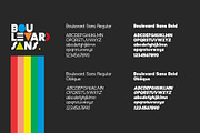 Boulevard Sans, a Sans Serif Font by takoliko (Thumbnail 11 of 13)
