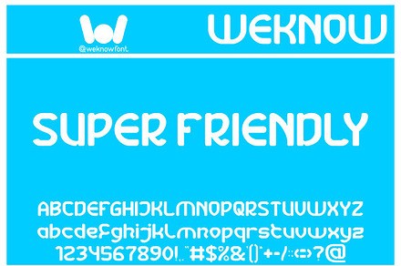 Super Friendly Font
