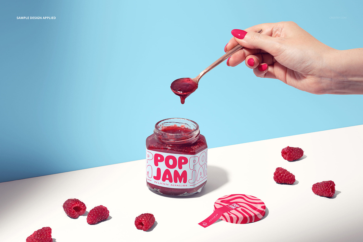 Jam Jar Mockup Bundle, a Cups & Container Mockup by creatsy5 (Photo 48 of 65)