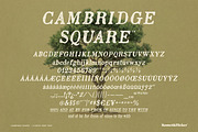 Cambridge Square - A Rustic Font, a Serif Font by Komet & Flicker (Thumbnail 15 of 15)
