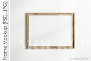 Wooden Frame Mockup PSD JPG, a Print Template by VNmockup (Thumbnail 1 of 5)