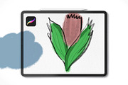 Gouache brushes for Procreate, a Brush Add-On by Art Sproot (Thumbnail 6 of 7)