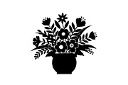 Flower Pot Silhouette Vector Bundle, an Illustration by jahid234 (Thumbnail 6 of 49)