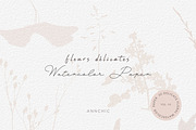 BUNDLE Floral watercolor paper, a Texture Illustration by Anna Sokol (Thumbnail 58 of 71)