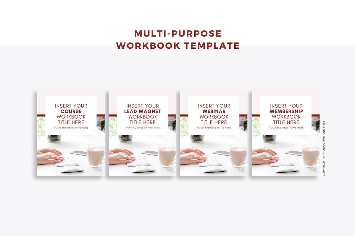 Canva Workbook Template Courses, a Magazine Template by ProductiveandFree (Photo 12 of 21)