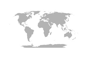 World Map in Robinson Projection, an Illustration by pytyczech