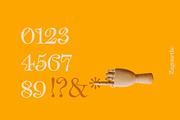 ZAGONETKE - UNIQUE DISPLAY FONT, a Sans Serif Font by NendesKombet Studio (Thumbnail 9 of 11)